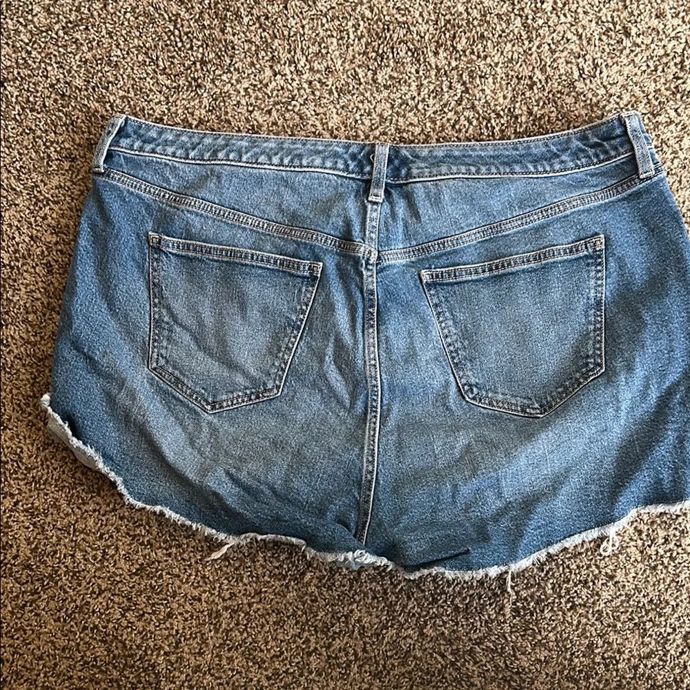 Torrid Blue Jean Shorts size 20 - Picture 5 of 5